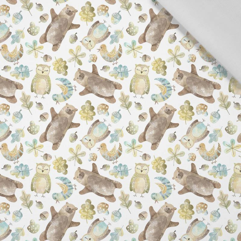 FOREST MIX (FOREST ANIMALS) - Cotton woven fabric