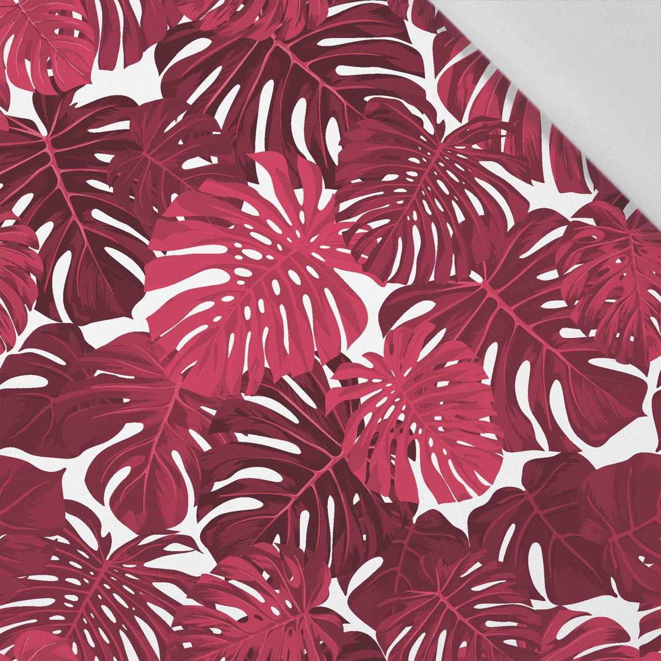 MONSTERA 2.0 / viva magenta - Cotton woven fabric
