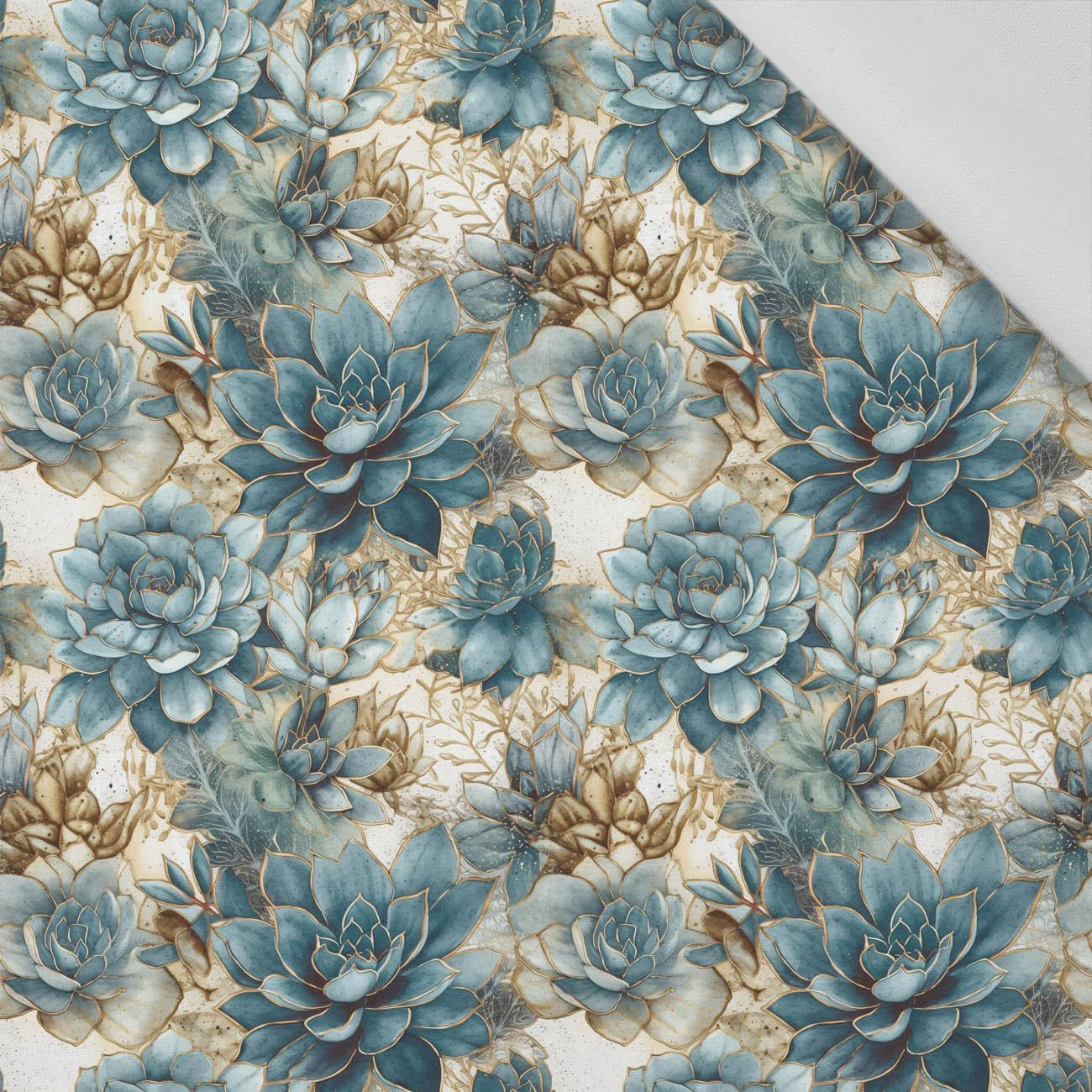 SUCCULENT PLANTS PAT. 1 - Cotton woven fabric