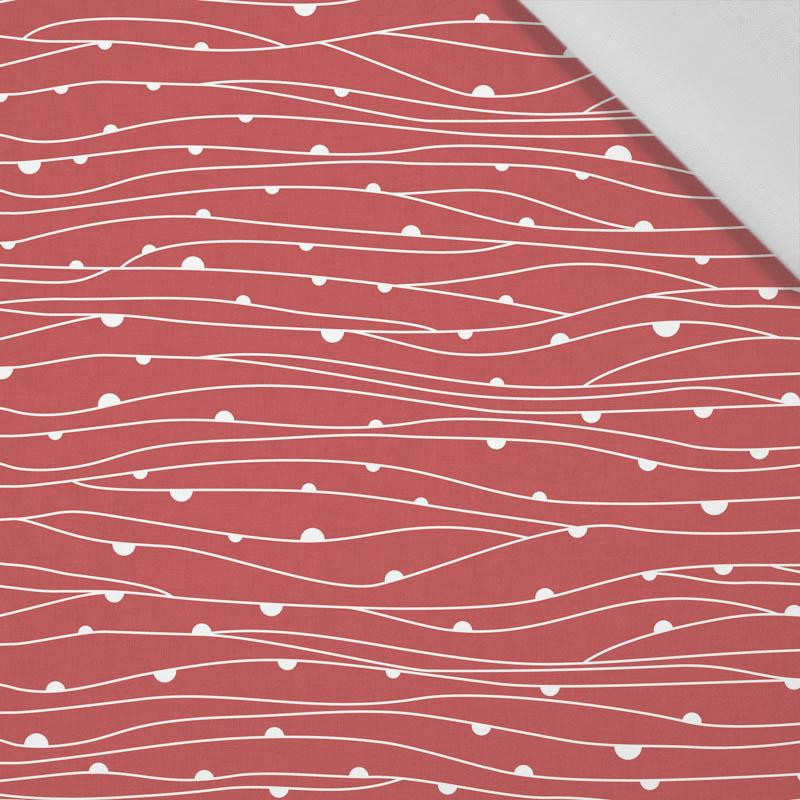 VALENTINE'S DEW / red (VALENTINE'S MIX) - Cotton woven fabric