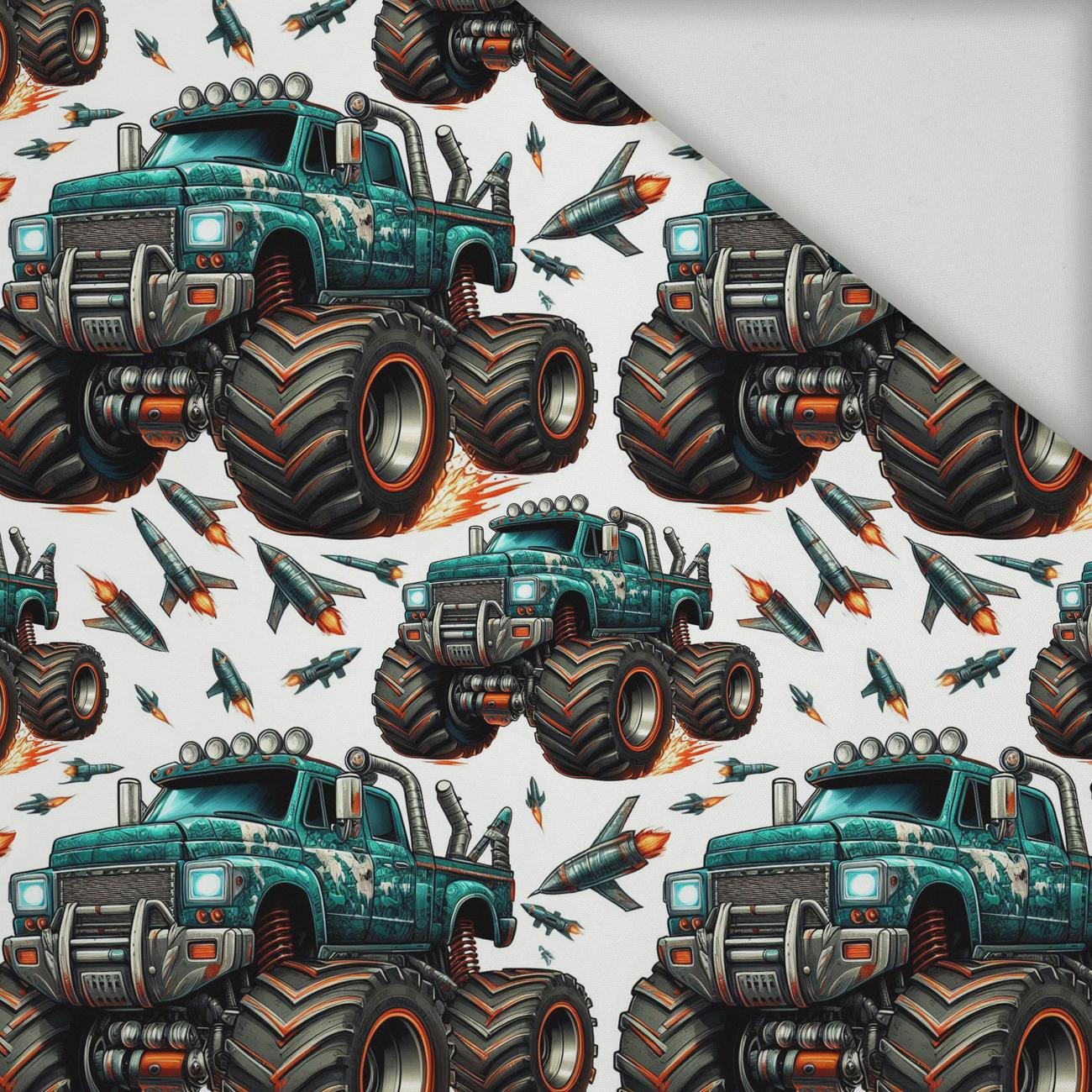 MONSTER TRUCK PAT. 2 - quick-drying woven fabric