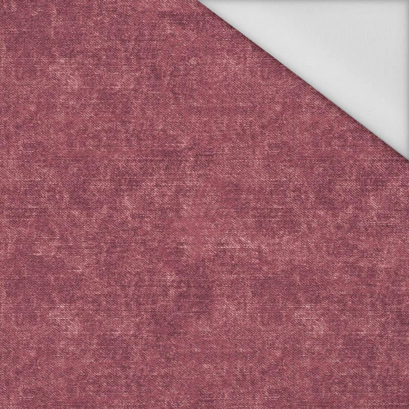 ACID WASH / MAROON - Waterproof woven fabric