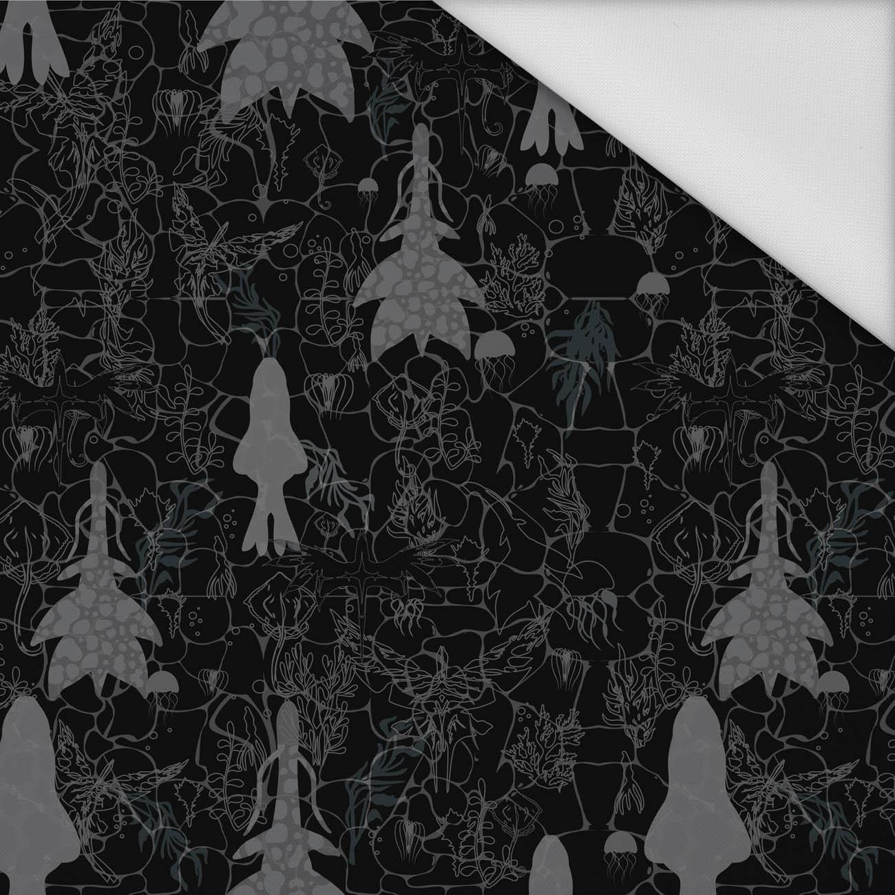 WATER WORLD  / black - Waterproof woven fabric