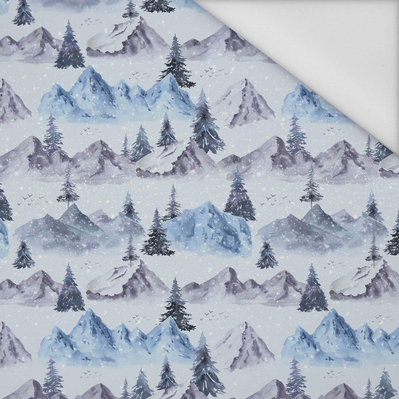 MOUNTAINS PAT. 3 (PAINTED FOREST) - Waterproof woven fabric