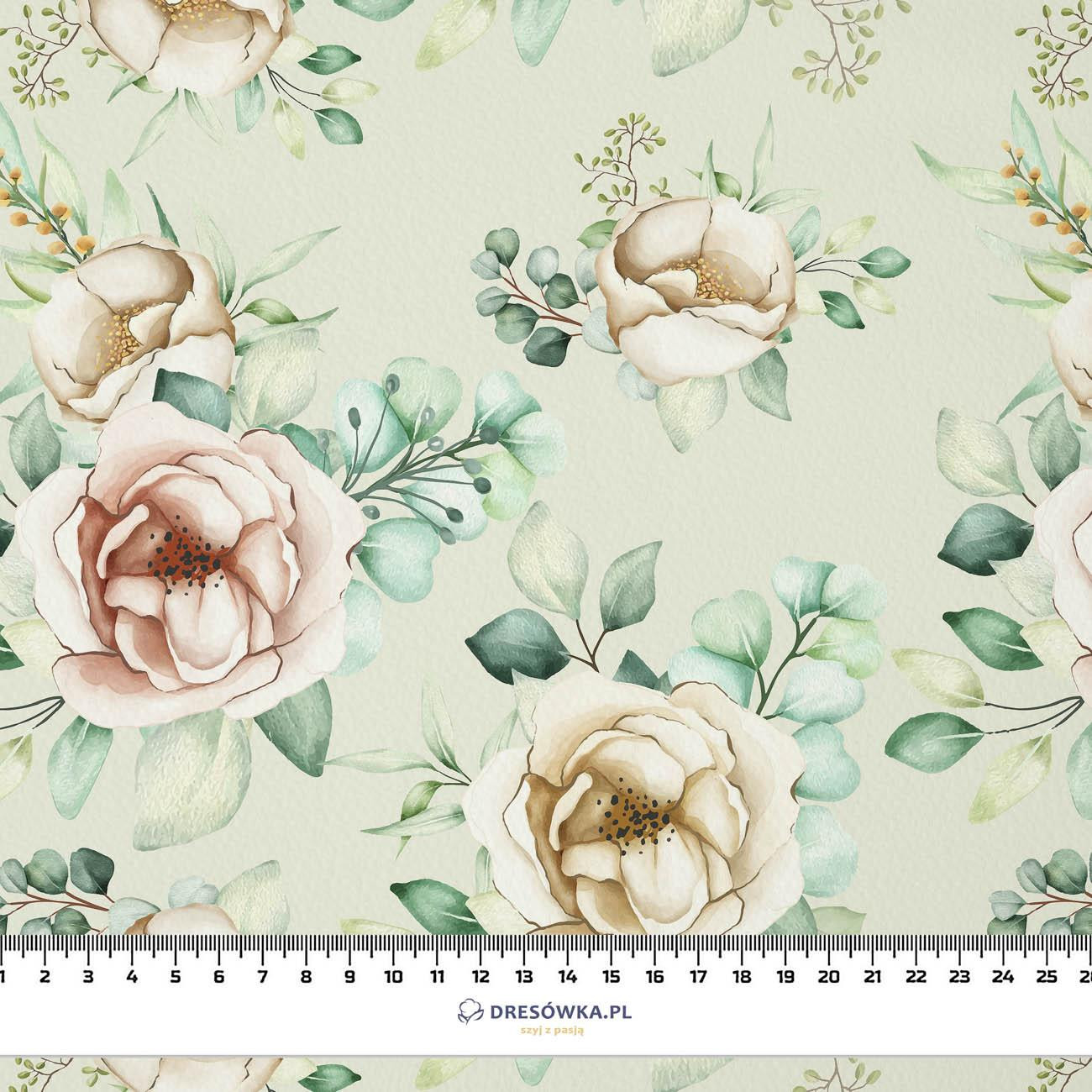 PEONIES pat. 2 - looped knit fabric