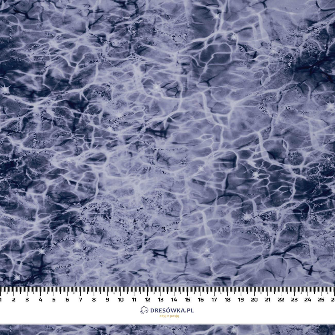 OCEAN pat. 2 (Very Peri) - looped knit fabric