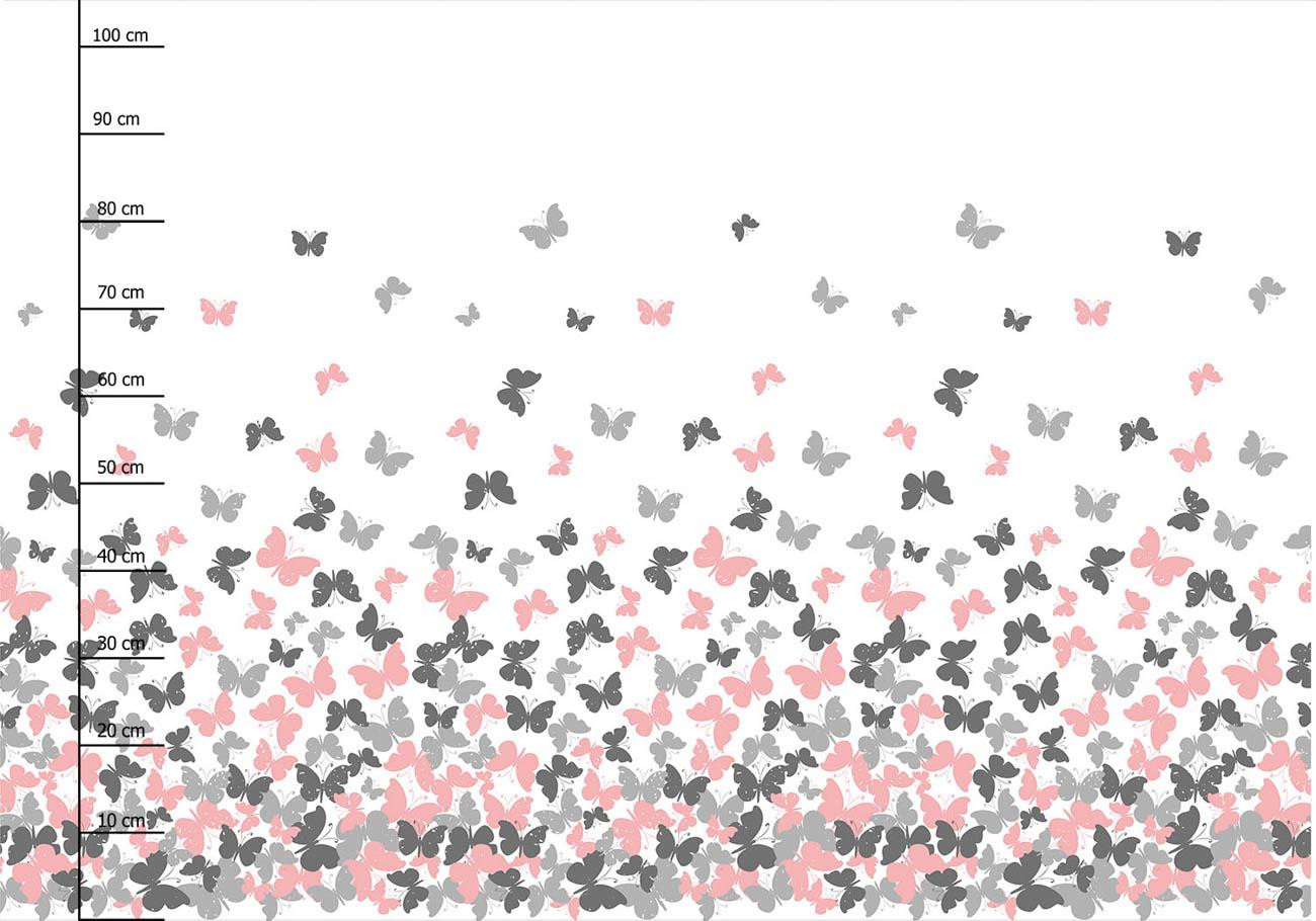 BUTTERFLIES PINK - PANORAMIC PANEL (105cm x 150cm)