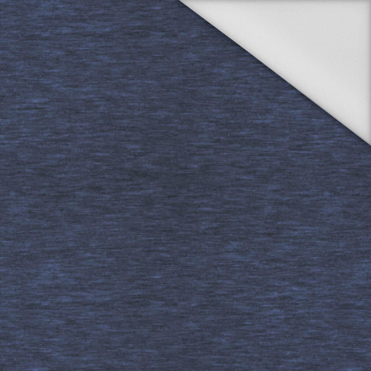 100cm MELANGE NAVY - Waterproof woven fabric