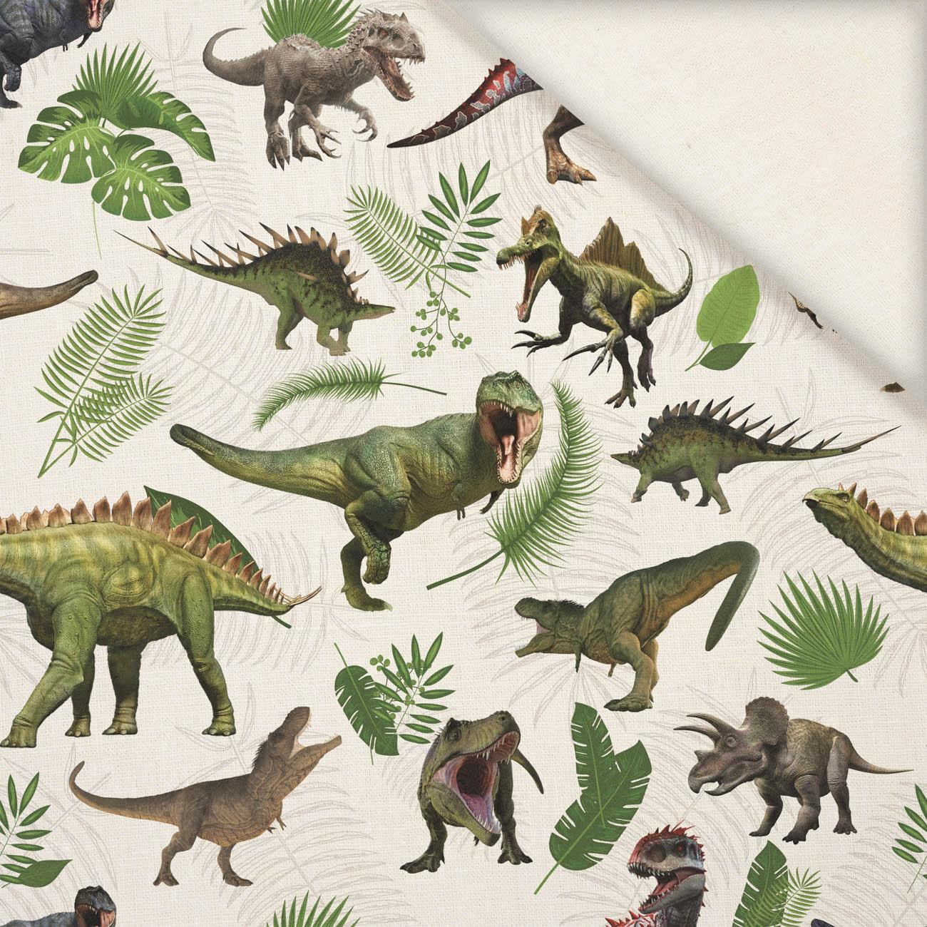 DINO PLANTS - Linen 100%