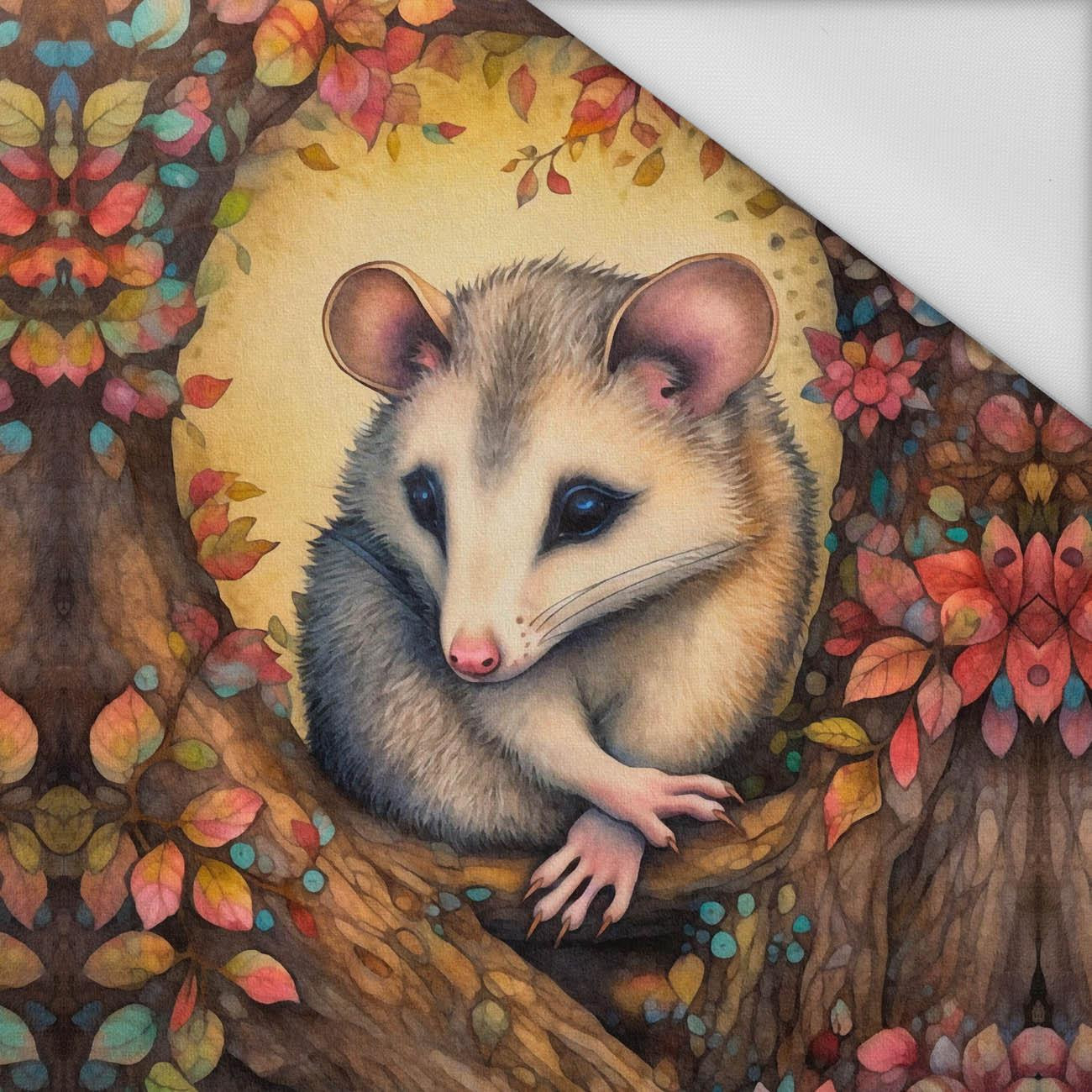 BOHO MOUSE - panel (60cm x 50cm) Waterproof woven fabric