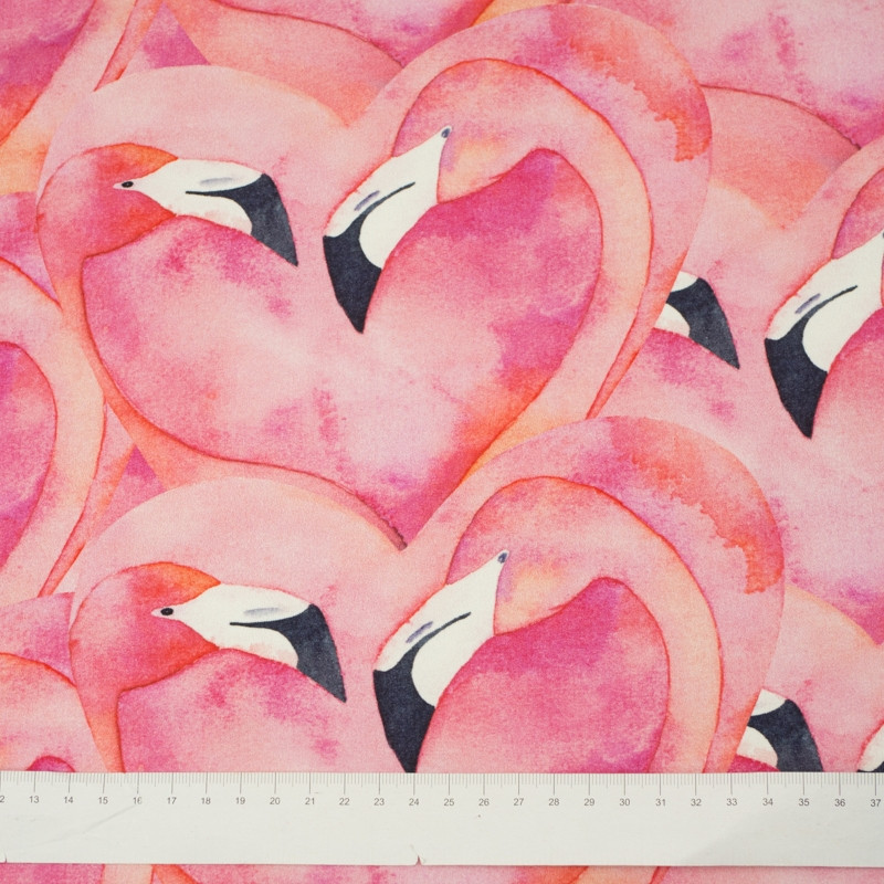 PINK FLAMINGOS - looped knit SP250