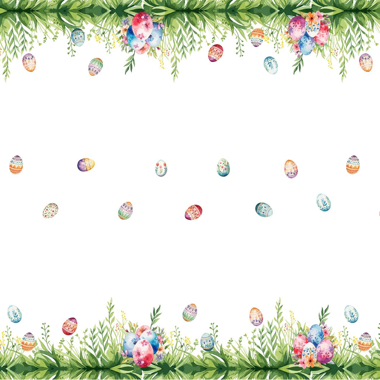 EASTER EGGS - Woven Fabric for tablecloths