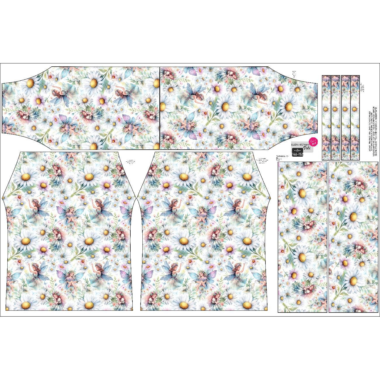 Bardot neckline blouse (VIKI) - FAIRY WORLD pat.7  - sewing set