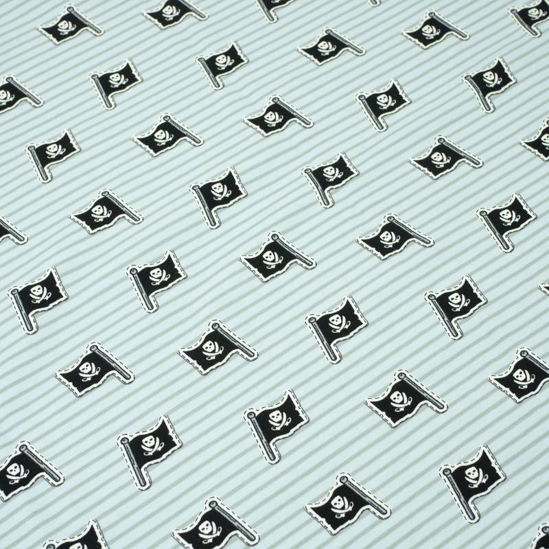 FLAG / pirates - light blue - single jersey TE210