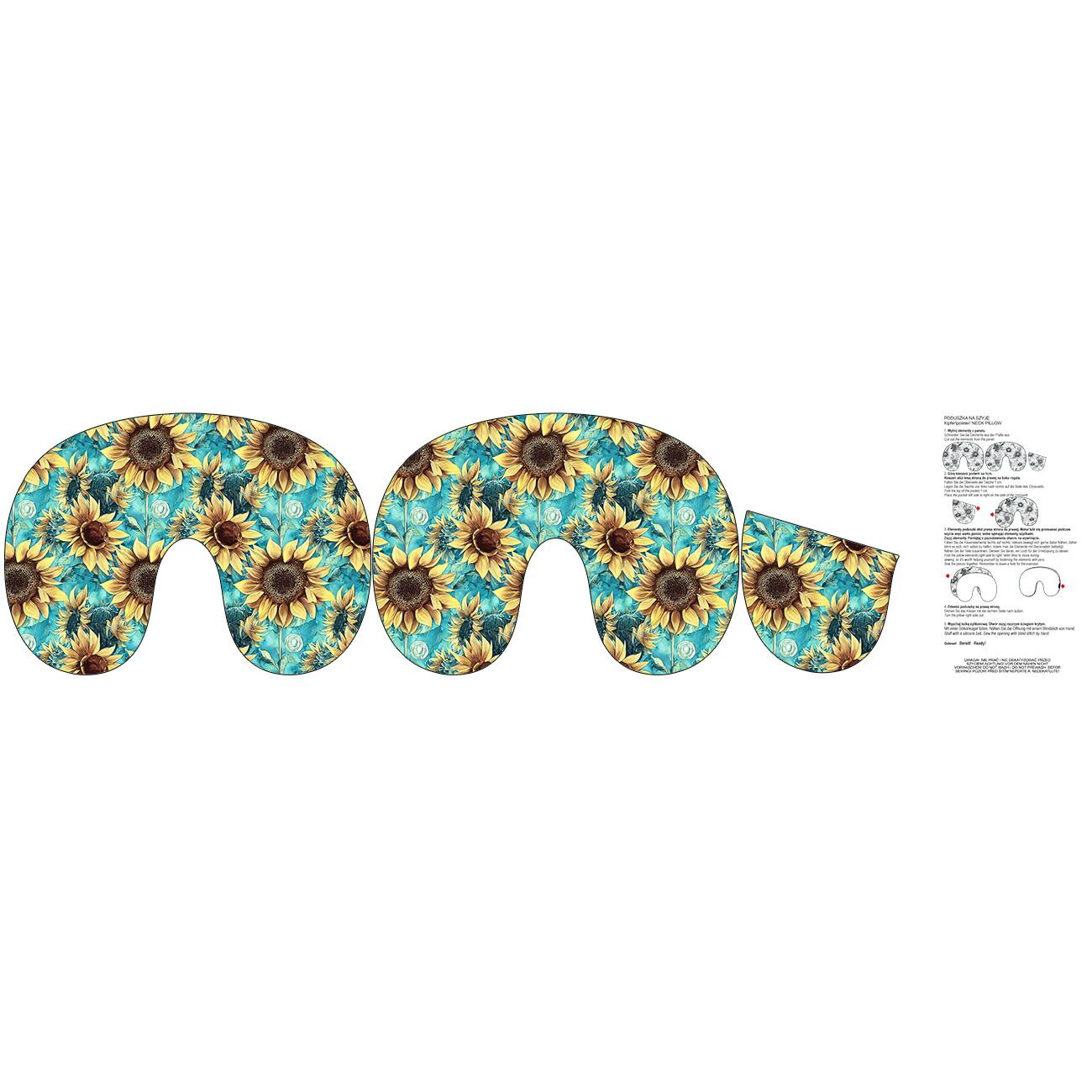 NECK PILLOW - FLOWERS WZ.25 - sewing set