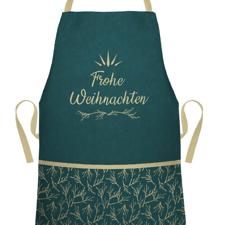 CHRISTMAS APRON - Frohe Weihnachten / CHRISTMAS TWIGS
