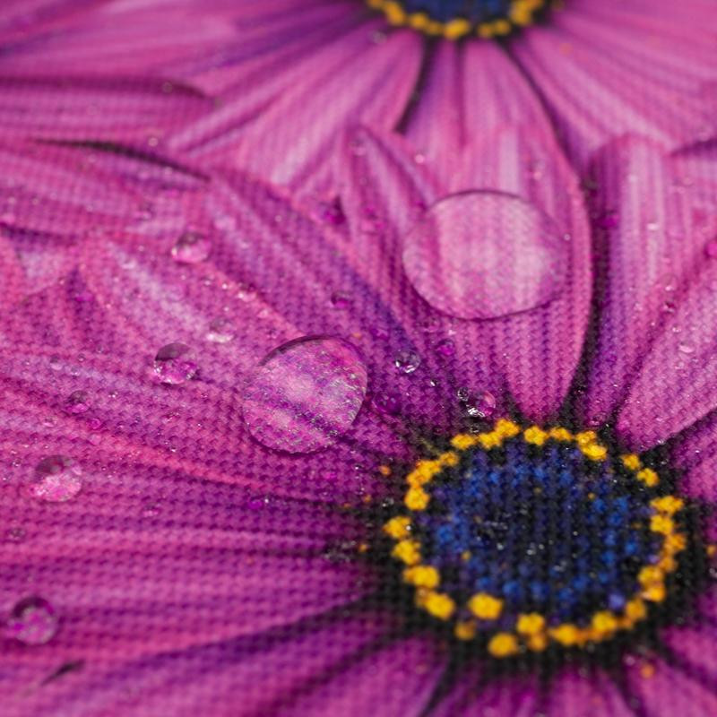 GERBERAS - Waterproof woven fabric