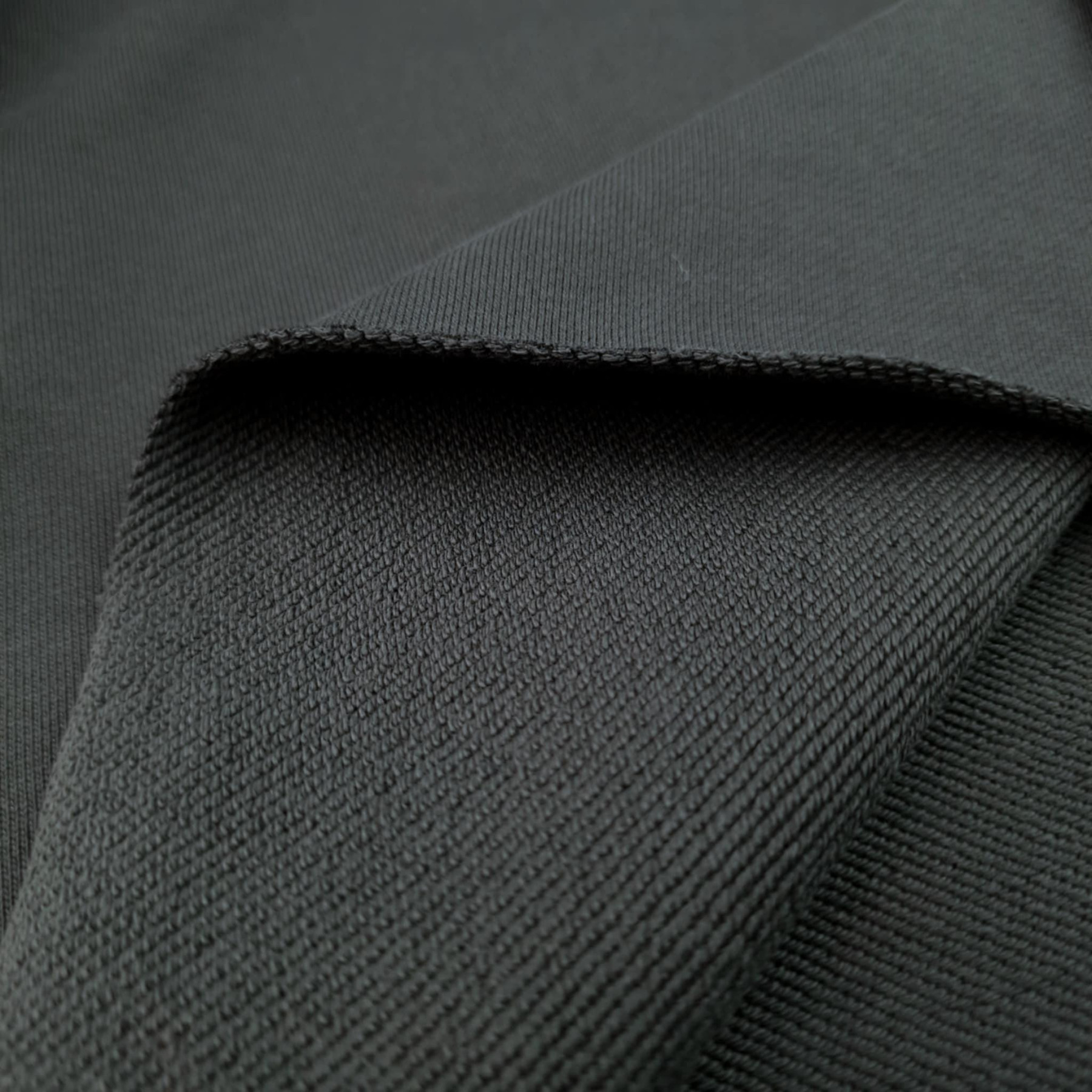 French terry TWILL / HEAVY 450g - GRAPHITE