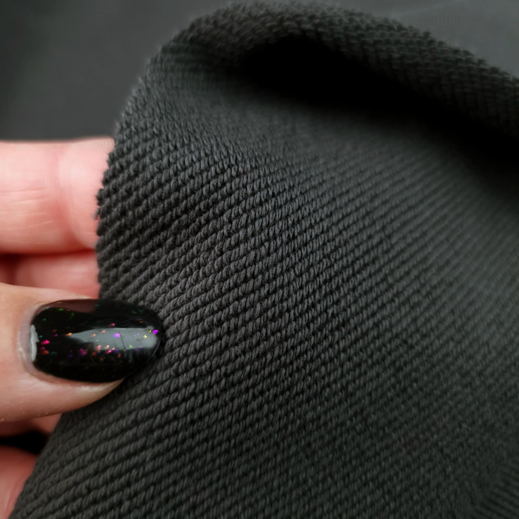 French terry TWILL / HEAVY 450g - GRAPHITE