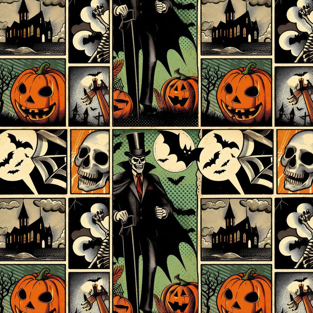 HALLOWEEN WZ. 52 - lycra 300g