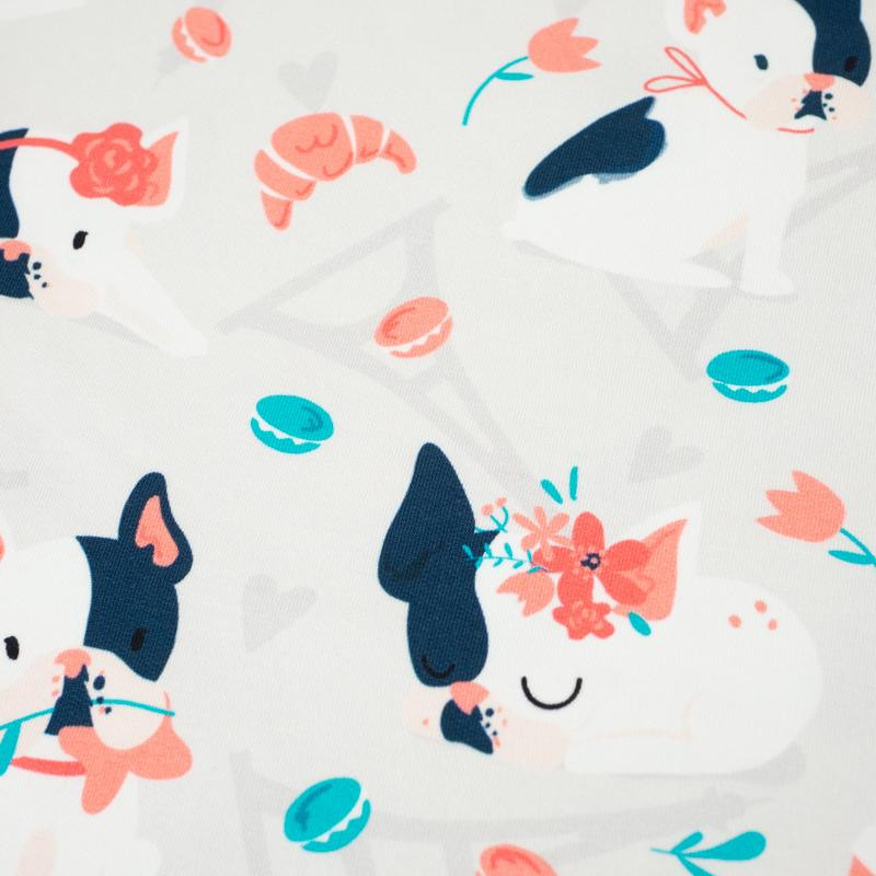 J'adore Paris / pfirsich - looped knit 