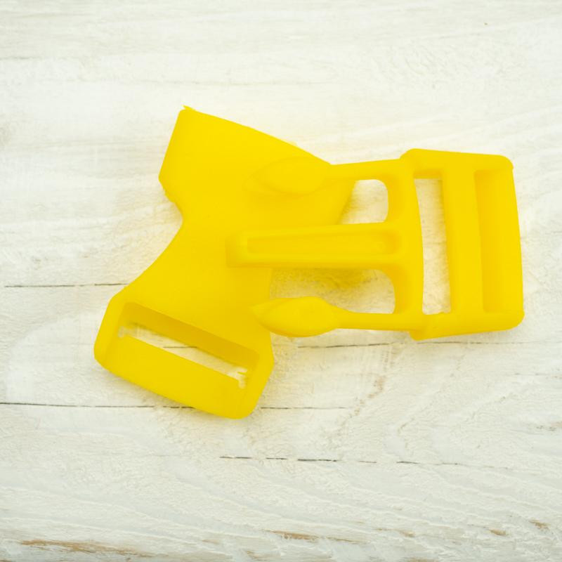 Plastic Side release Buckle P 20 mm - yellow