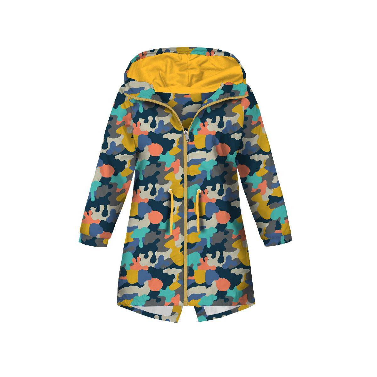 KIDS PARKA (ARIEL) - CAMOUFLAGE COLORFUL pat. 2 - softshell