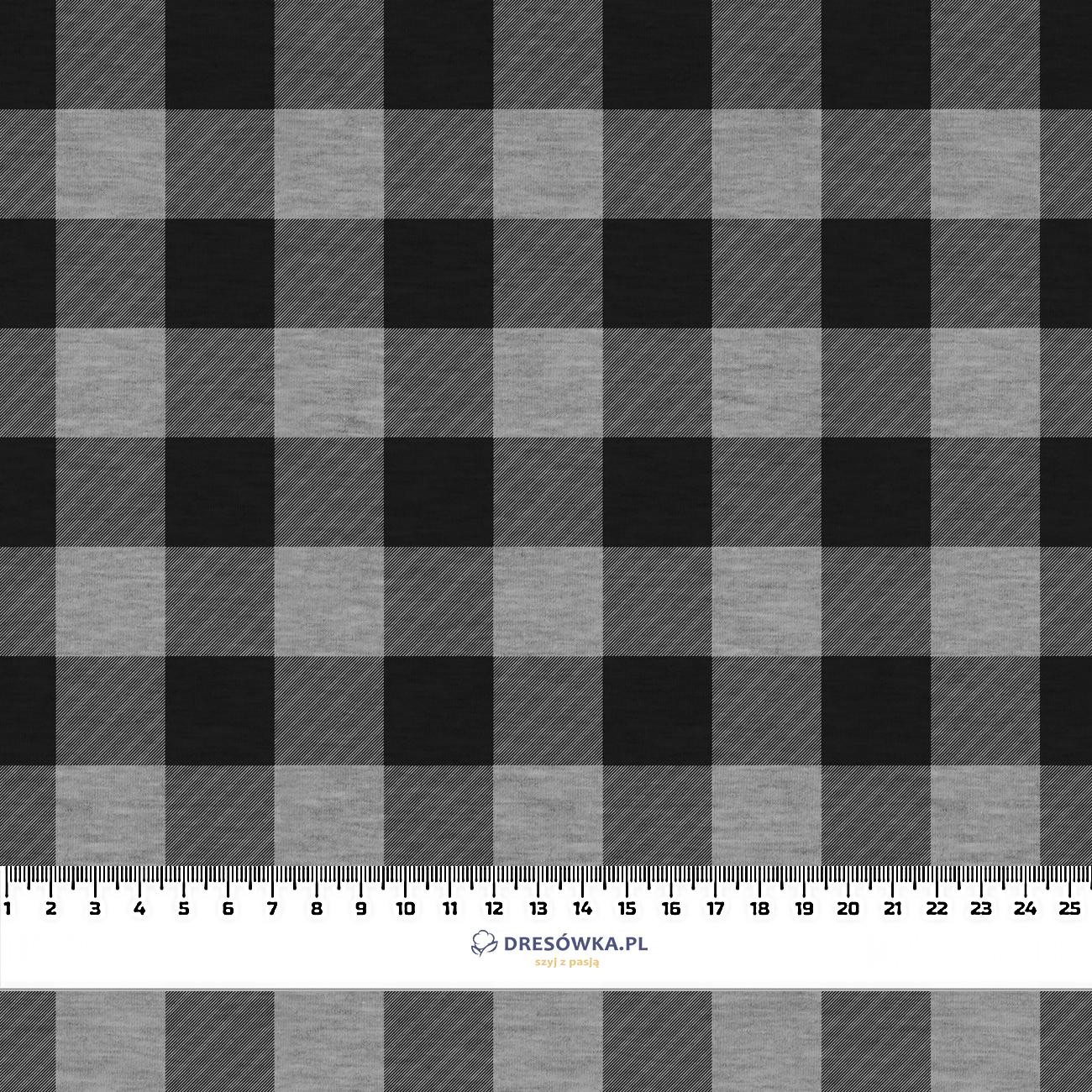 CHECK VICHY - MELANGE LIGHT GRAY - Crepe