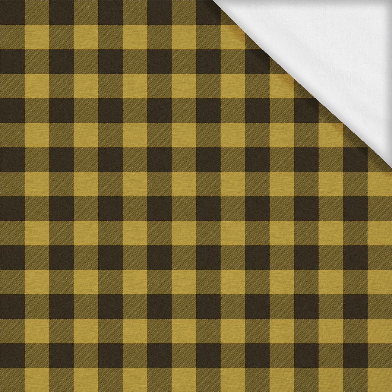 CHECK VICHY - MELANGE MUSTARD - Nylon fabric PUMI