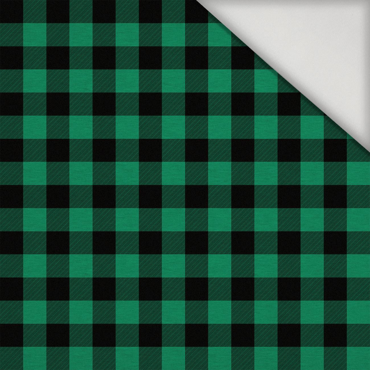 CHECK VICHY - MELANGE GREEN - lycra 300g