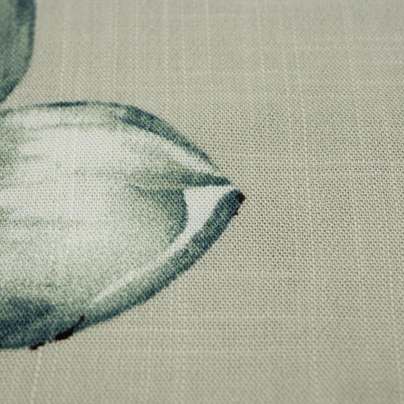 JASMINE BLOSSOM / light grey - Linen look viscose woven fabric