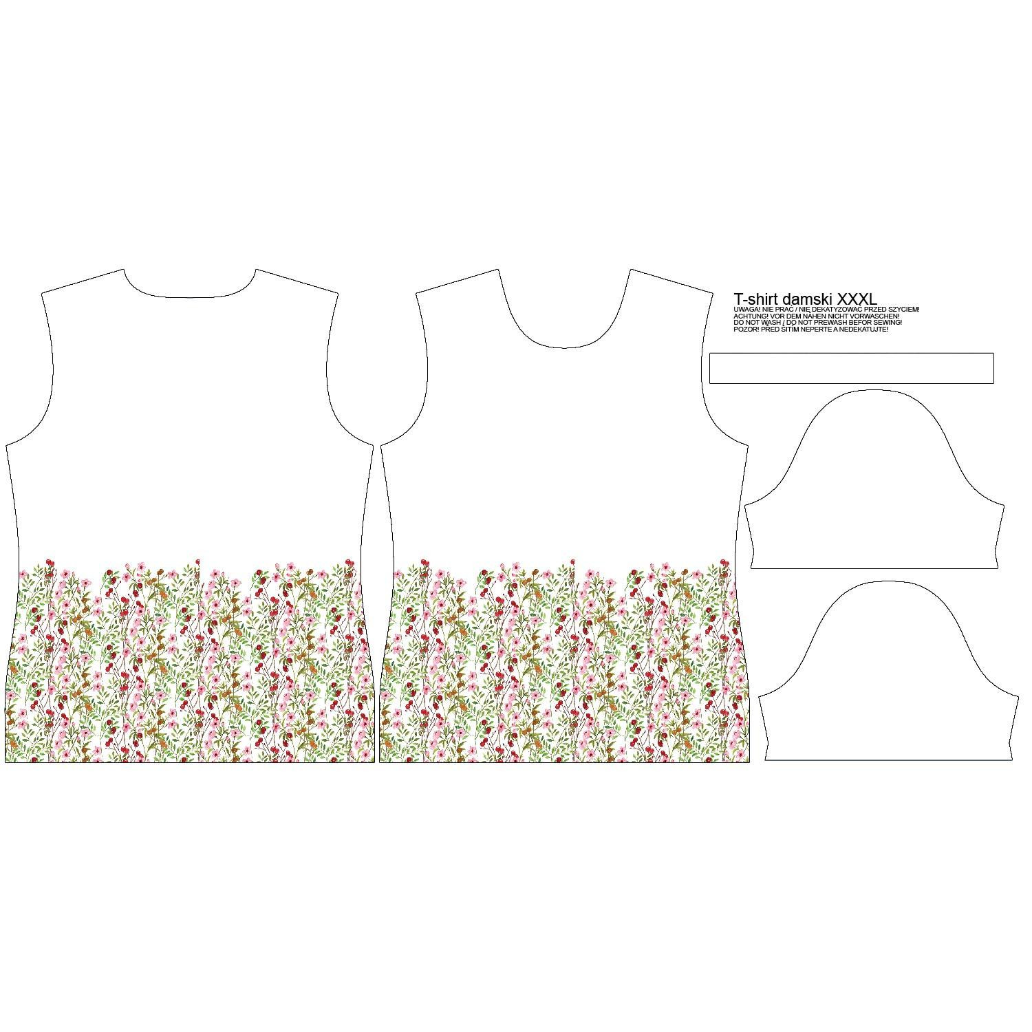 WOMEN’S T-SHIRT - MEADOW PAT. 2 (IN THE MEADOW) - single jersey