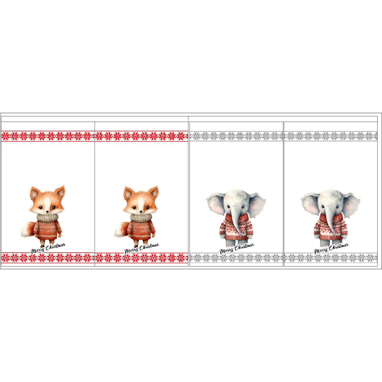 Gift pouches - CHRISTMAS 2 - sewing set