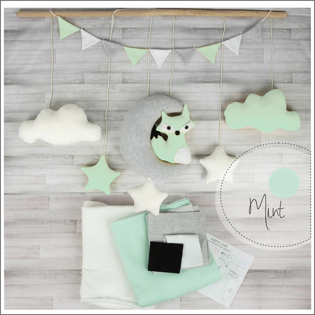 SET GIRLAND - FOX + paper cutout 
