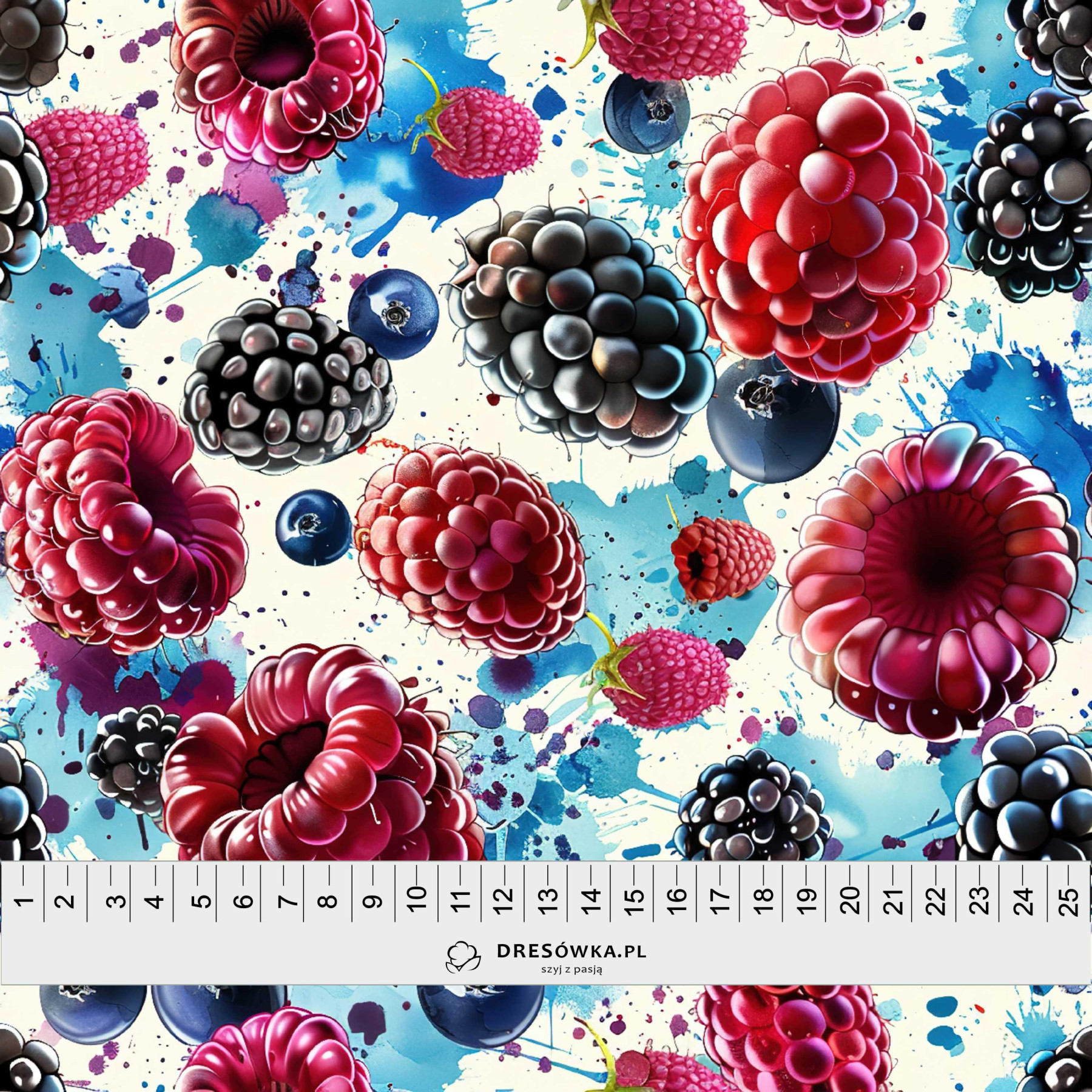 FRUIT MIX  wz.2 - Cotton muslin