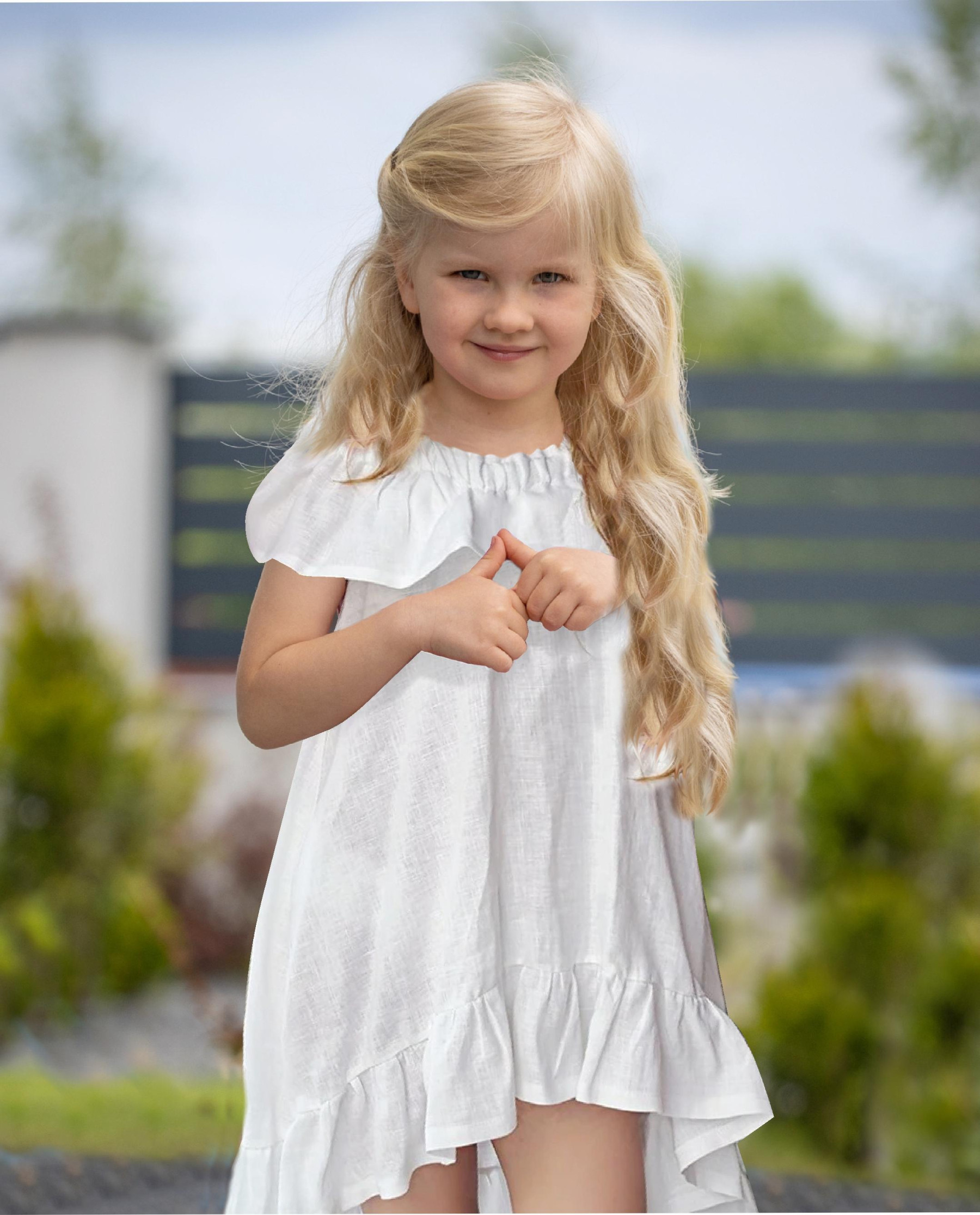 Linen fabric with spandex - BEIGE