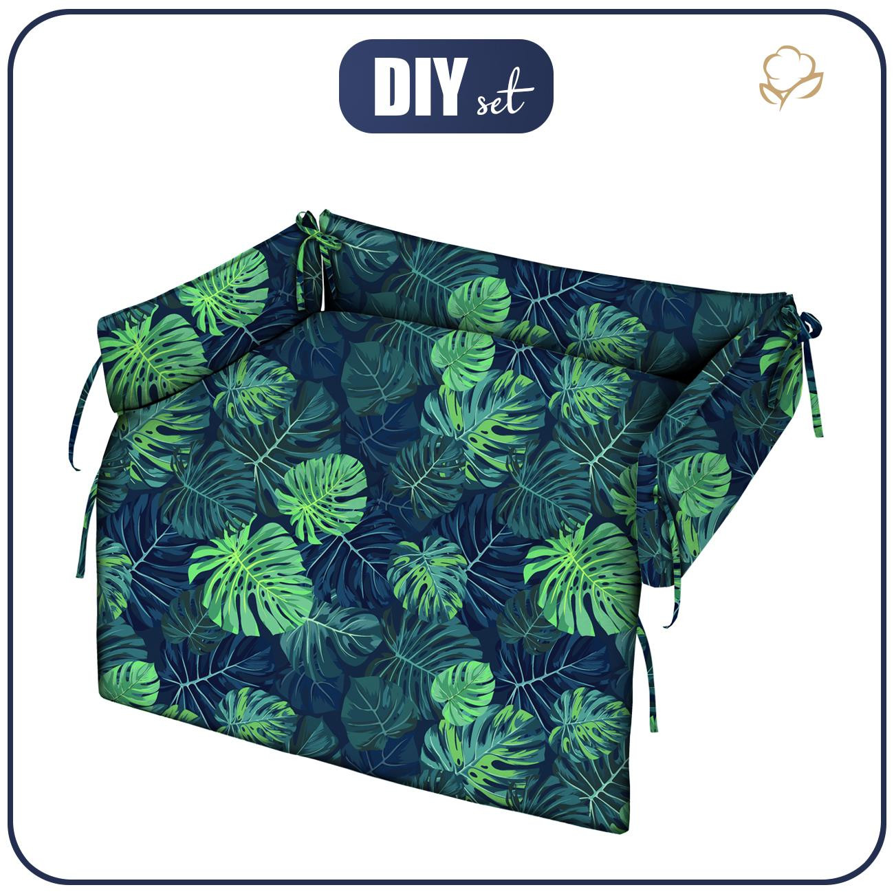 ANIMAL BED - MONSTERA 2.0 / navy - sewing set