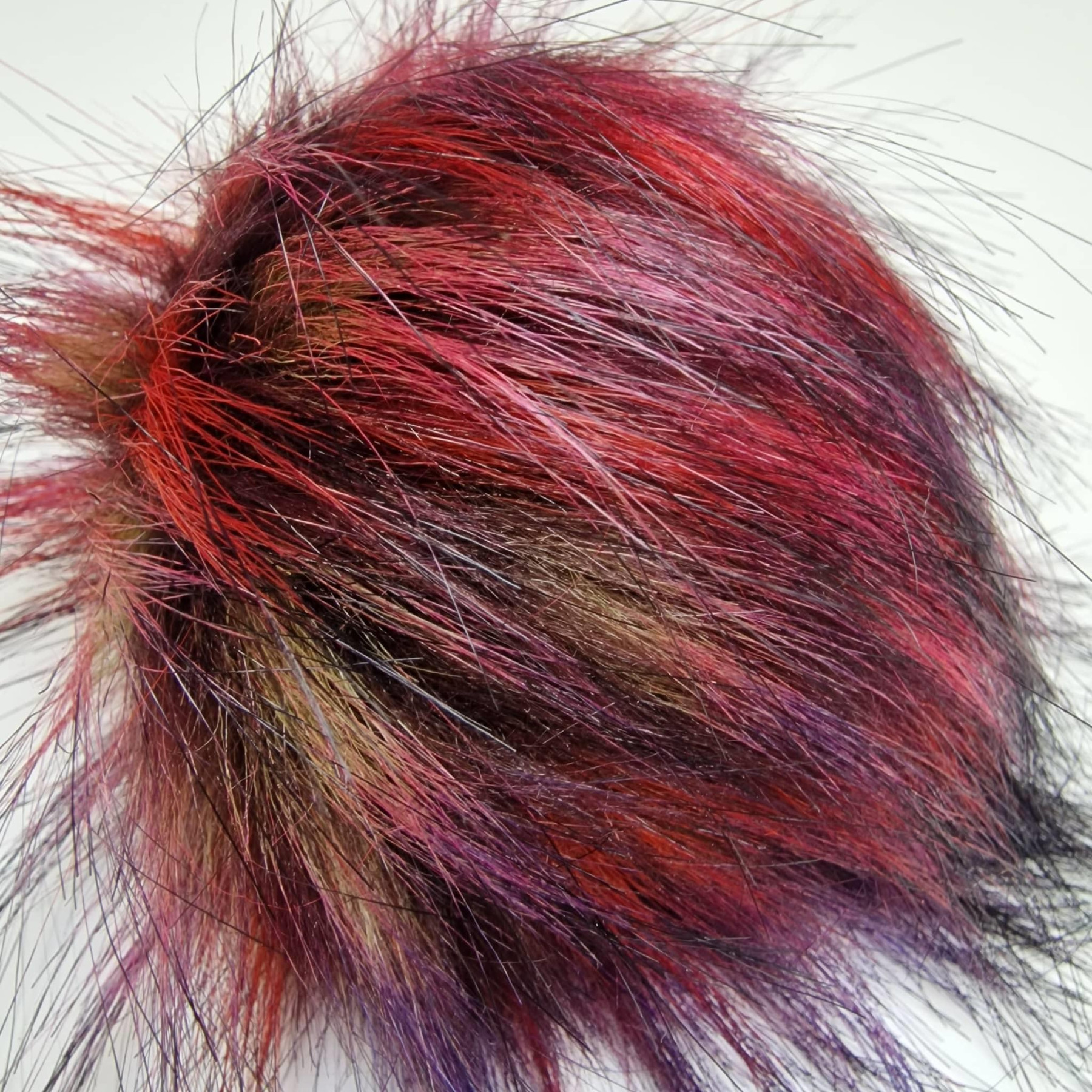 Eco fur pompom 12 cm - MULTICOLOR 3