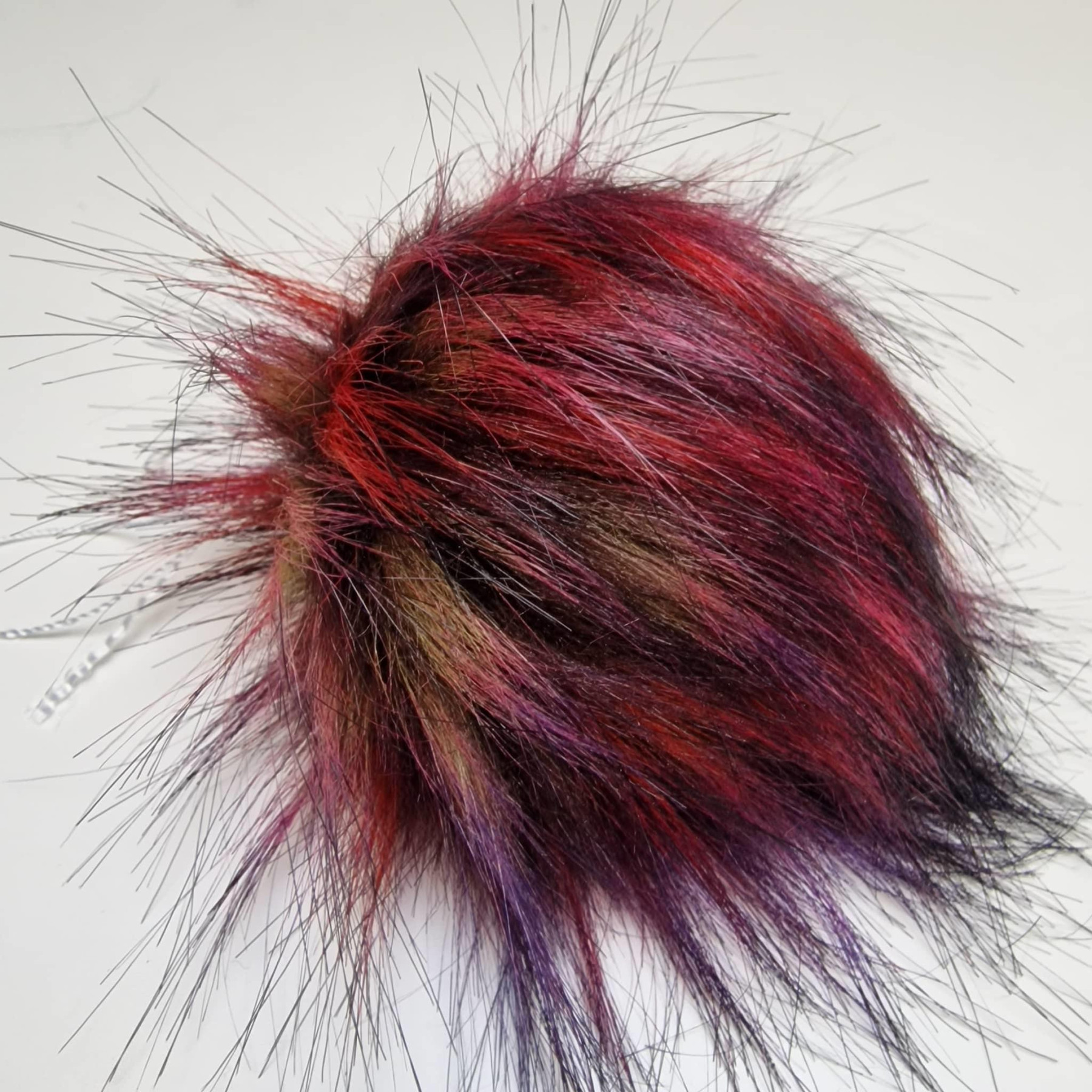 Eco fur pompom 12 cm - MULTICOLOR 3