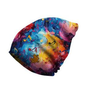 "Beanie" cap - MUSIC NOTES PAT. 5 57-59