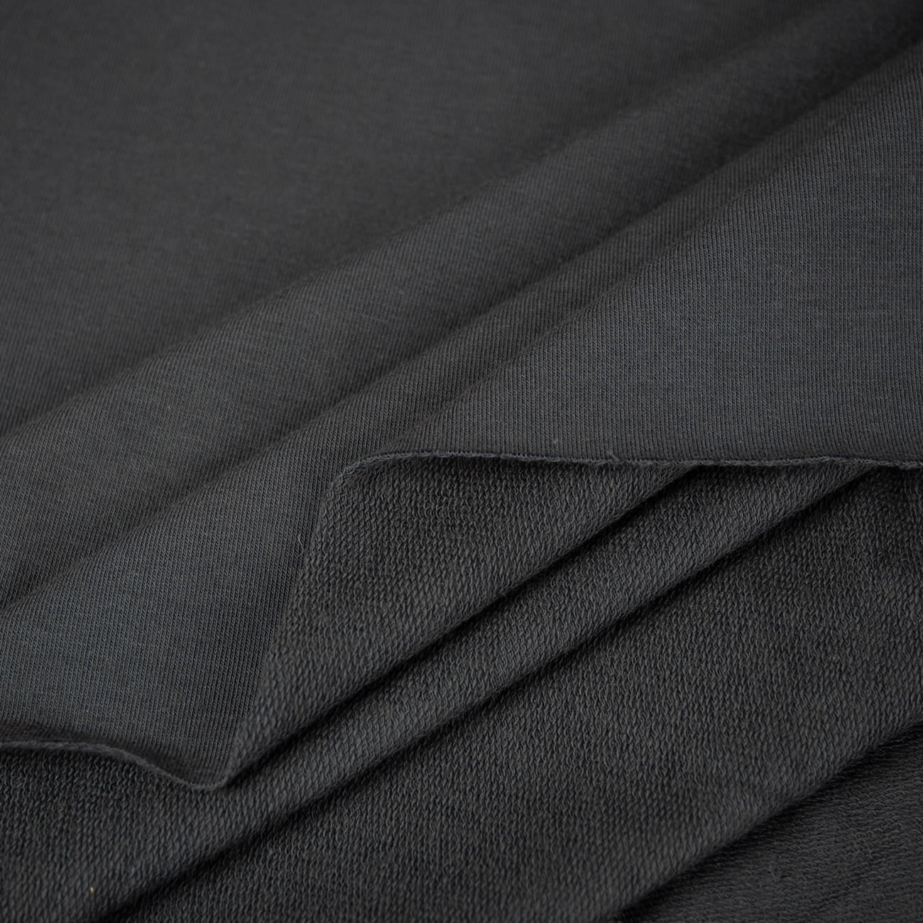 GRAPHITE - looped knitwear with elastan