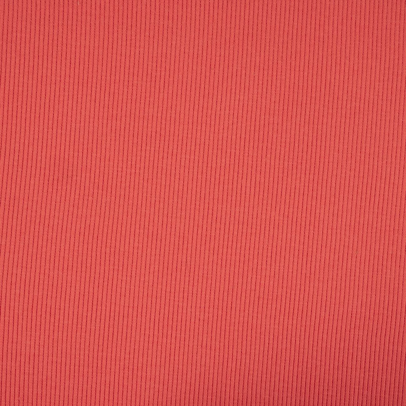 D-169 CORAL - Ribbed knit fabric