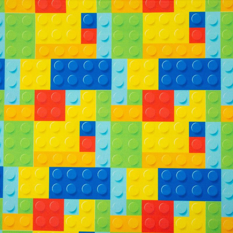 50cm BRICKS - Waterproof woven fabric