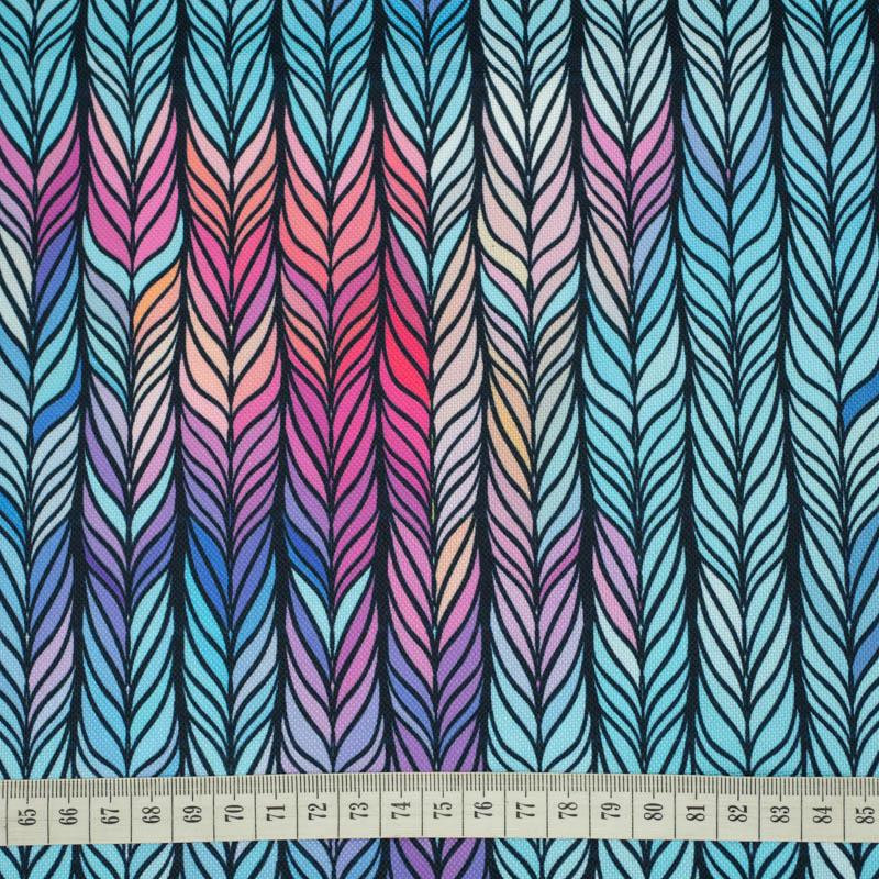 BRAID / rainbow - Waterproof woven fabric