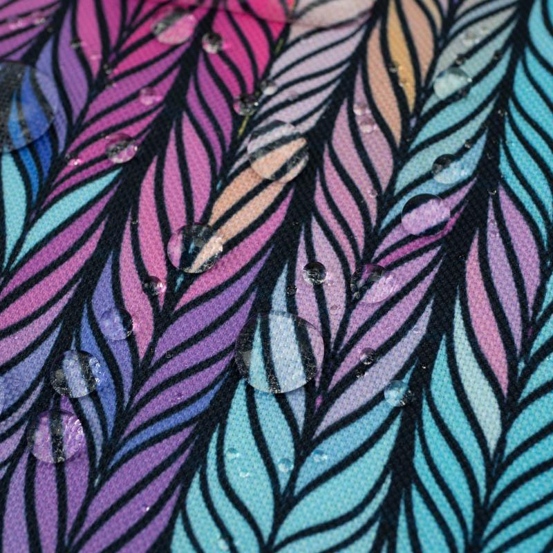BRAID / rainbow - Waterproof woven fabric