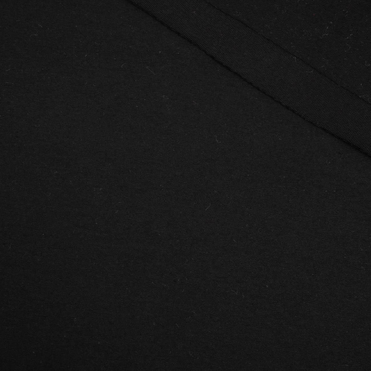 D-16 BLACK - T-shirt knit fabric 100% cotton T170