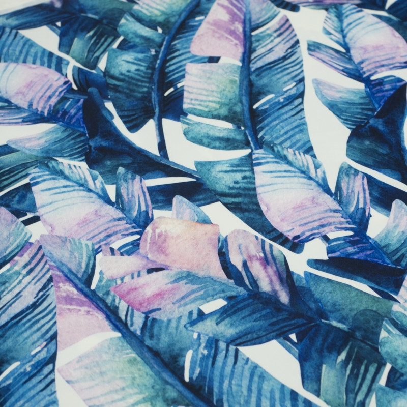 57cm WATER-COLOR LEAVES - Nylon fabric 