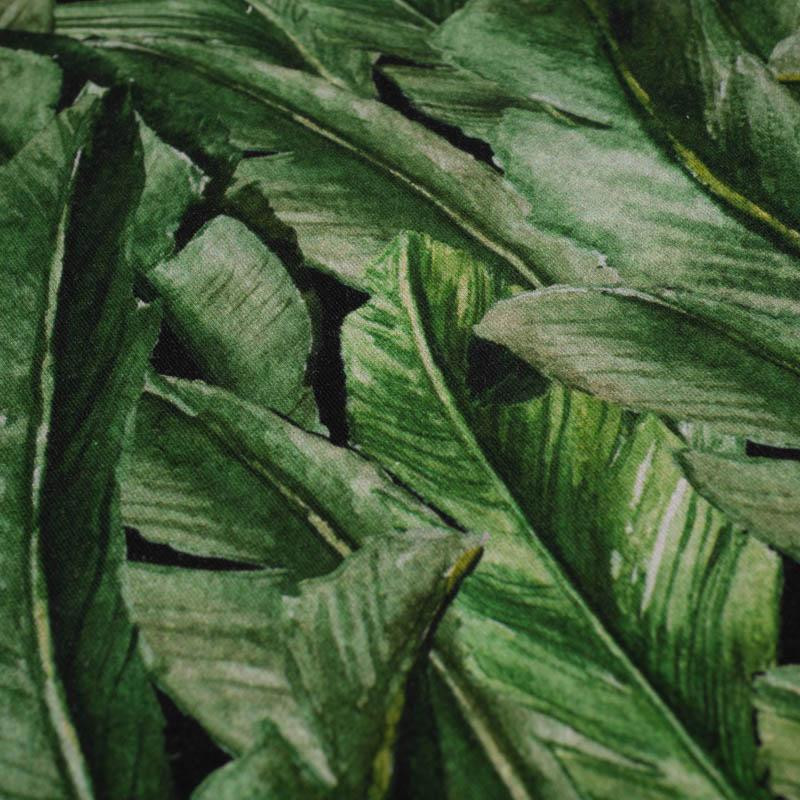 BANANA LEAVES pat. 4 (JUNGLE) - looped knit fabric