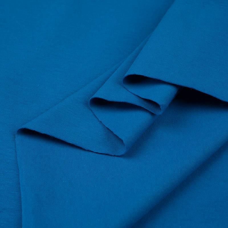 B-33 - CLASSIC BLUE - T-shirt knit fabric 100% cotton T180