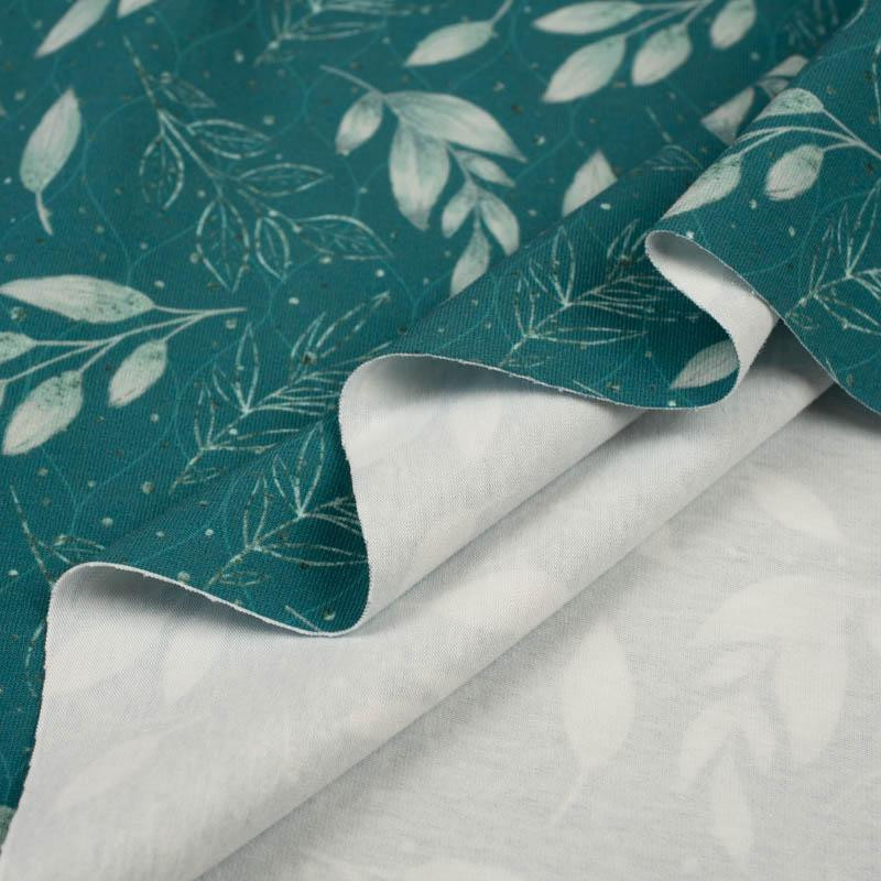 LEAVES pat. 8 - single jersey with elastane
